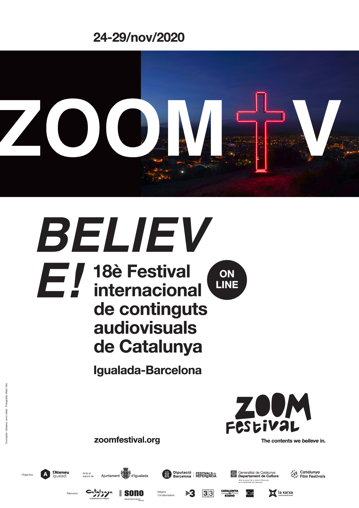 “Believe”: El Zoom Festival Invita A Creer En Los Contenidos En La Imagen Gráfica De La 18º Edición